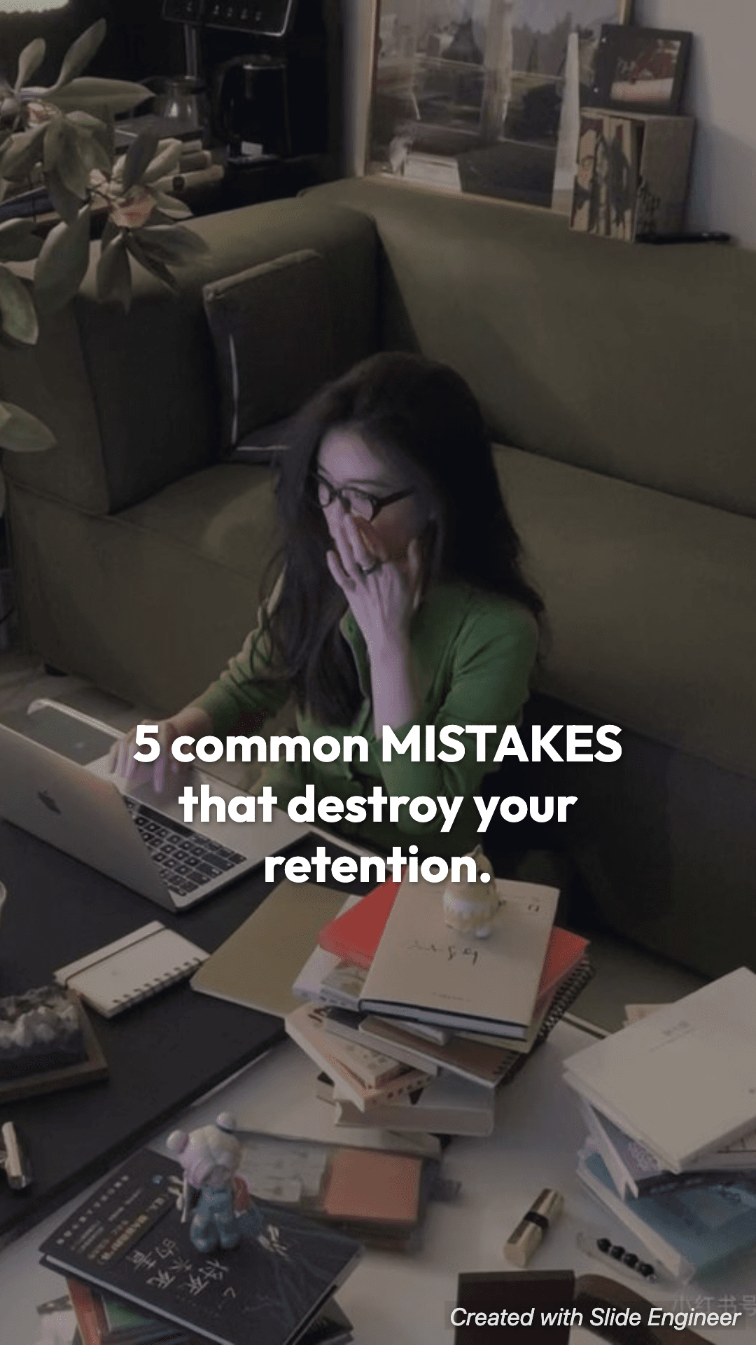 Study tips slide example