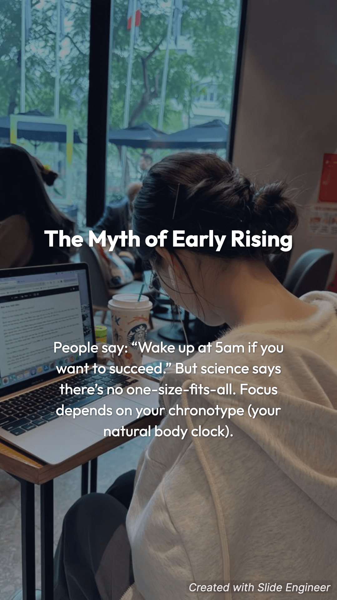 Planning slide example