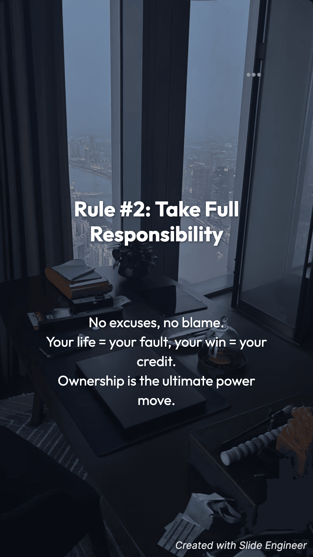 Vision slide example